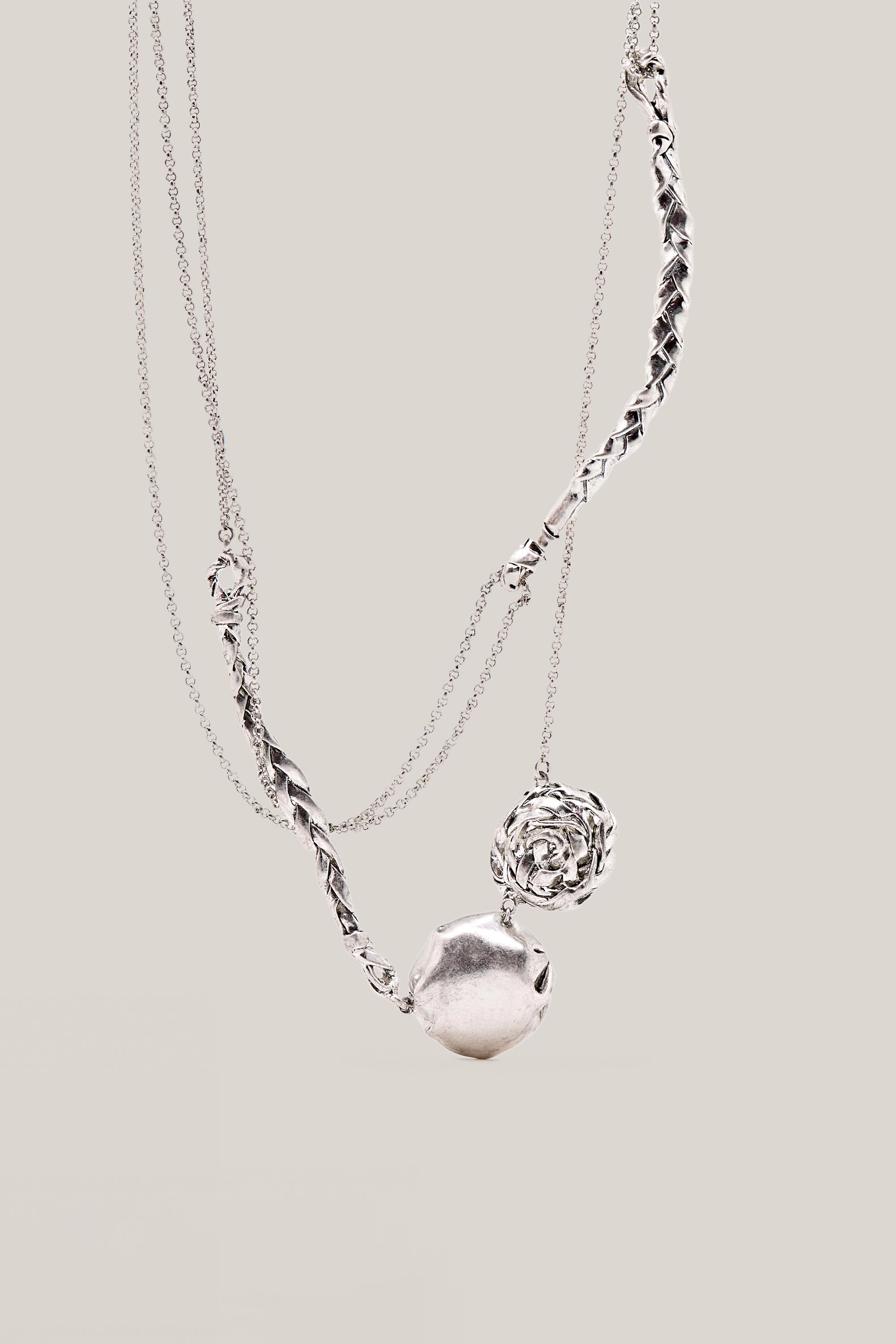 Long multiway basket necklace - LIMITED EDITION